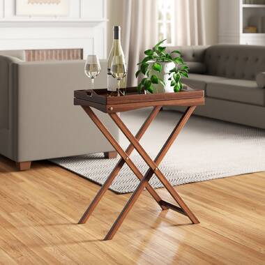 Folding butler deals tray table